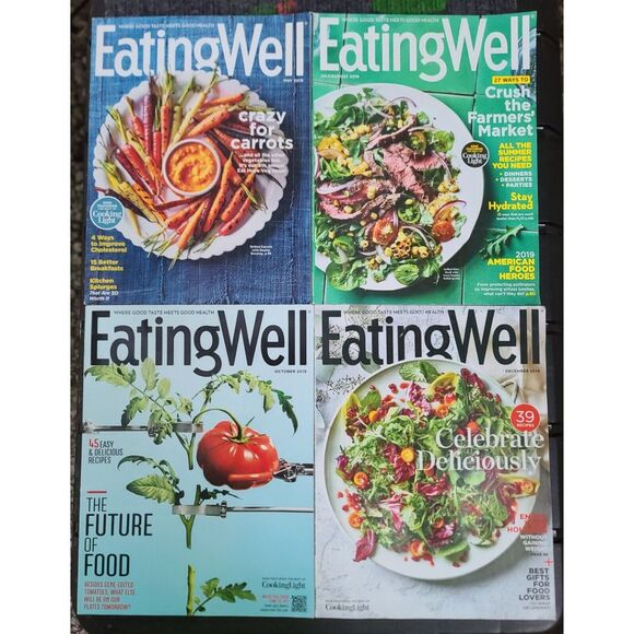 Eating Well Magazine 2019 Cooking Cuisine Dinner Garden Food Recipes Health - Picture 1 of 5